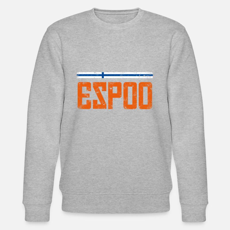 Espoo - Stanley/Stella Unisex Bio-Sweatshirt CHANGER  - Grau meliert