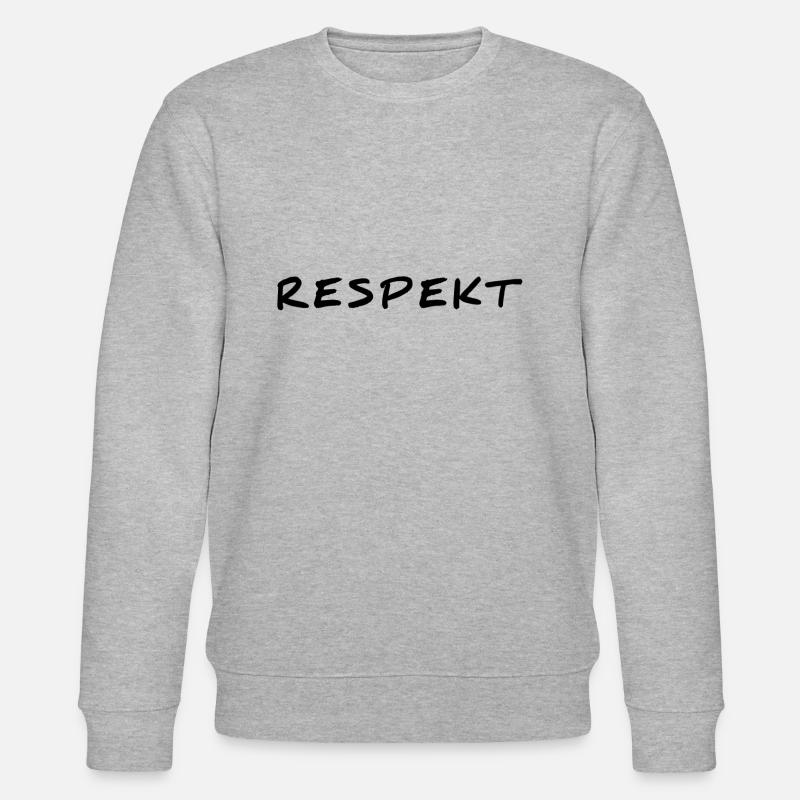 respect - Sweat bio CHANGER Stanley/Stella Unisexe - gris chiné