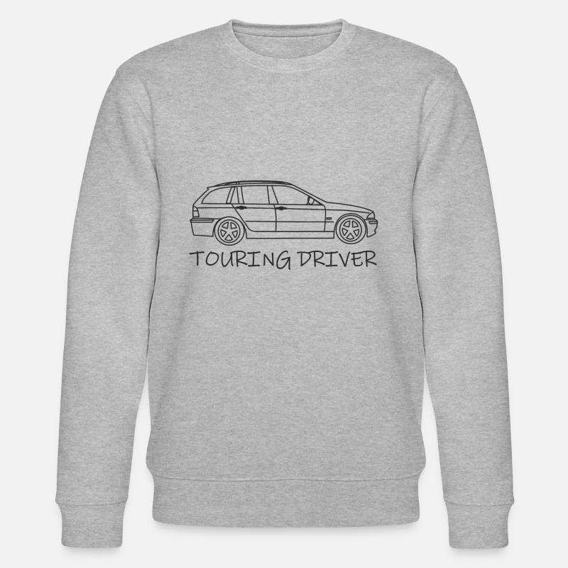 E46 Touring Driver Geschenk - Stanley/Stella Unisex Bio-Sweatshirt CHANGER  - Grau meliert
