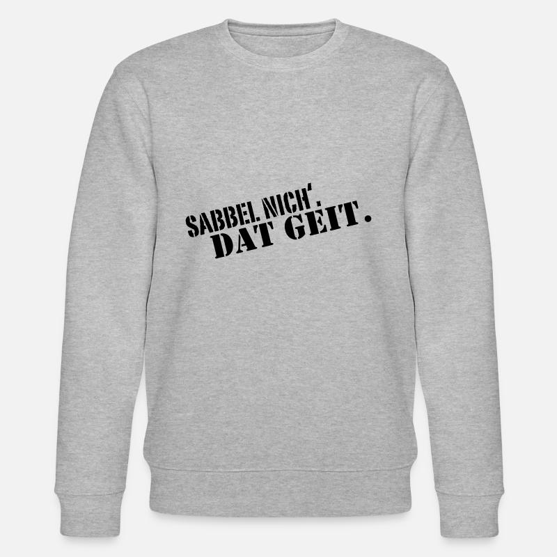 sabbel nicht - Stanley/Stella Unisex Bio-Sweatshirt CHANGER  - Grau meliert