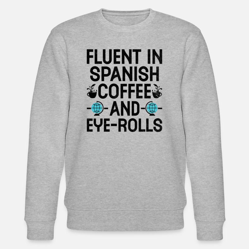 Fremdsprachenlehrer Schule Sprachlehrer - Stanley/Stella Unisex Bio-Sweatshirt CHANGER  - Grau meliert