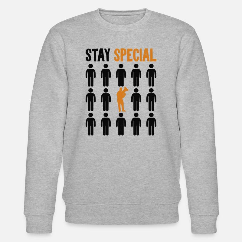 Séjour spécial Euphoniumiste Instrument Euphoniste - Sweat bio CHANGER Stanley/Stella Unisexe - gris chiné