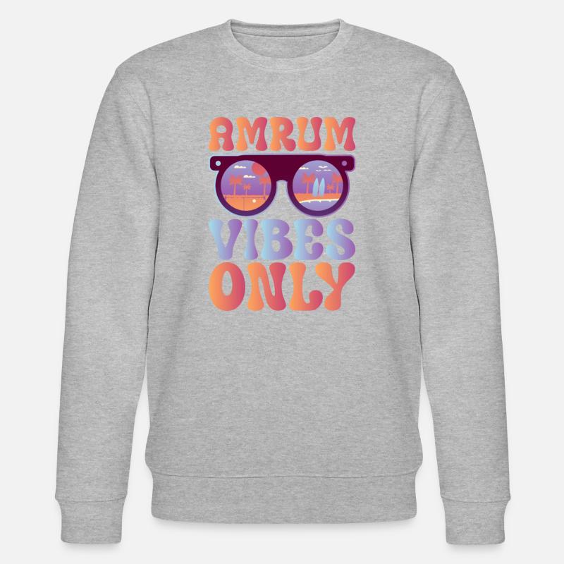 Gute Stimmung auf Amrum - Stanley/Stella Unisex Bio-Sweatshirt CHANGER - Grau meliert