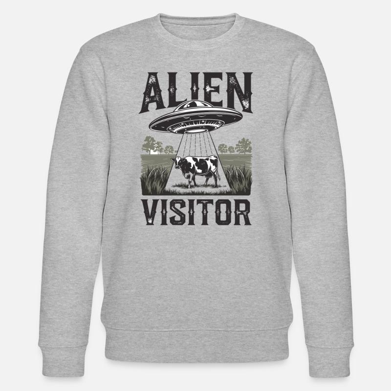 Chemise Alien Visitor - Sweat bio CHANGER Stanley/Stella Unisexe - gris chiné
