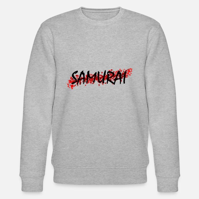 Samurai - Stanley/Stella Unisex Bio-Sweatshirt CHANGER  - Grau meliert