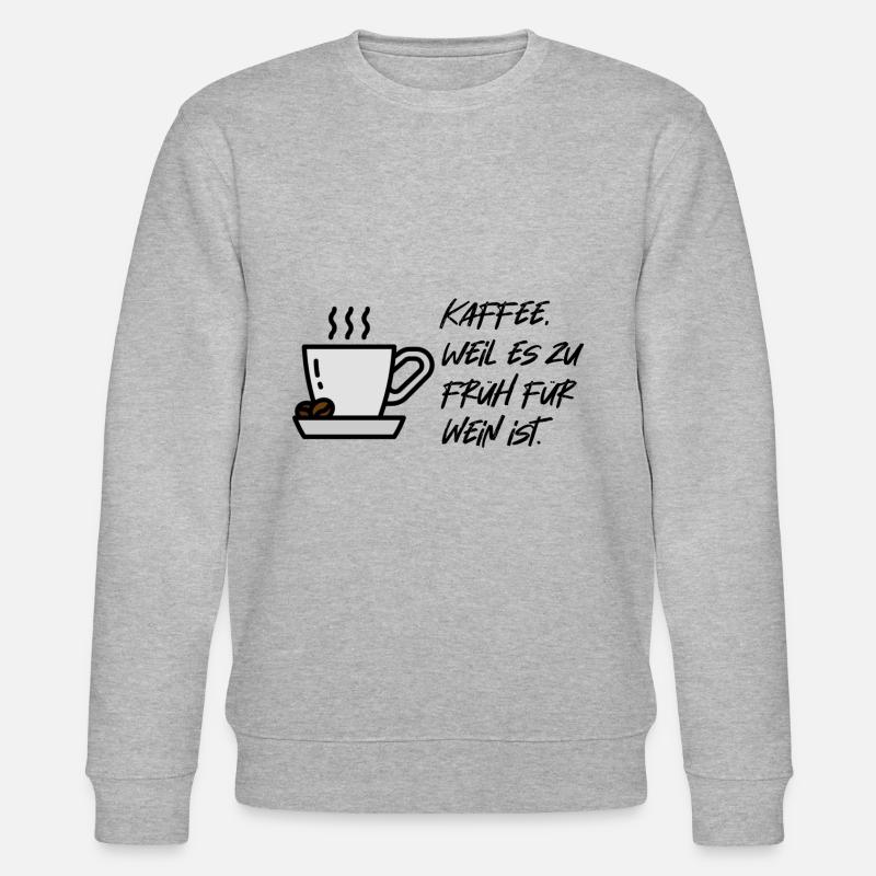 Kaffee - Stanley/Stella Unisex Bio-Sweatshirt CHANGER  - Grau meliert