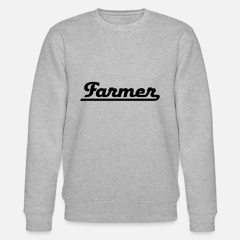 Farmer - Stanley/Stella Unisex Bio-Sweatshirt CHANGER  - Grau meliert