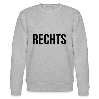 Rechts - Stanley/Stella Unisex Bio-Sweatshirt CHANGER  - Grau meliert - Vorne - Nik (191cm) & Marisol (170cm)