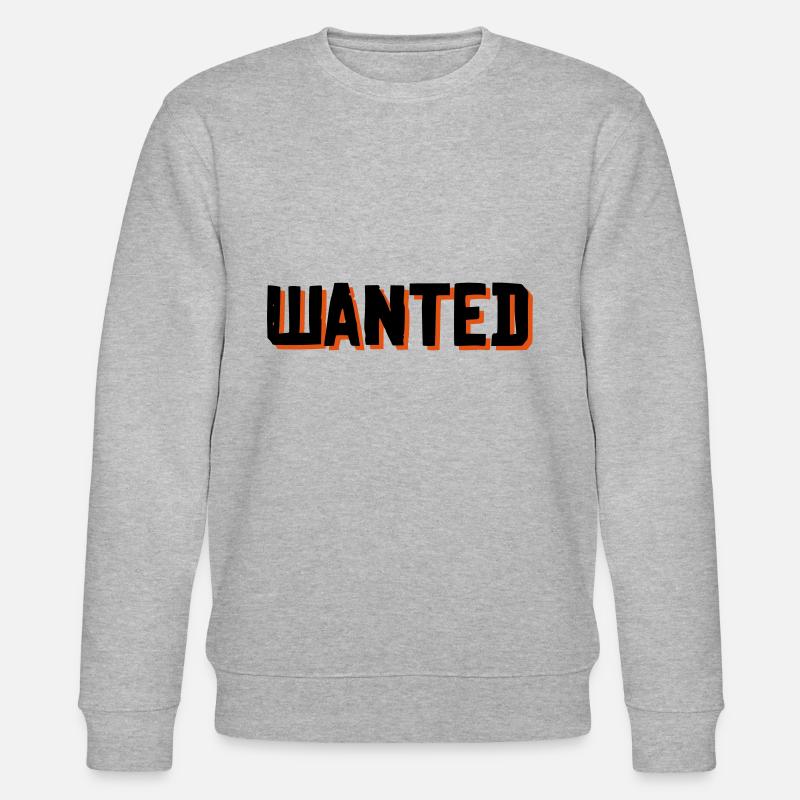 Wanted Red Dead Redemption - Stanley/Stella Unisex Bio-Sweatshirt CHANGER  - Grau meliert