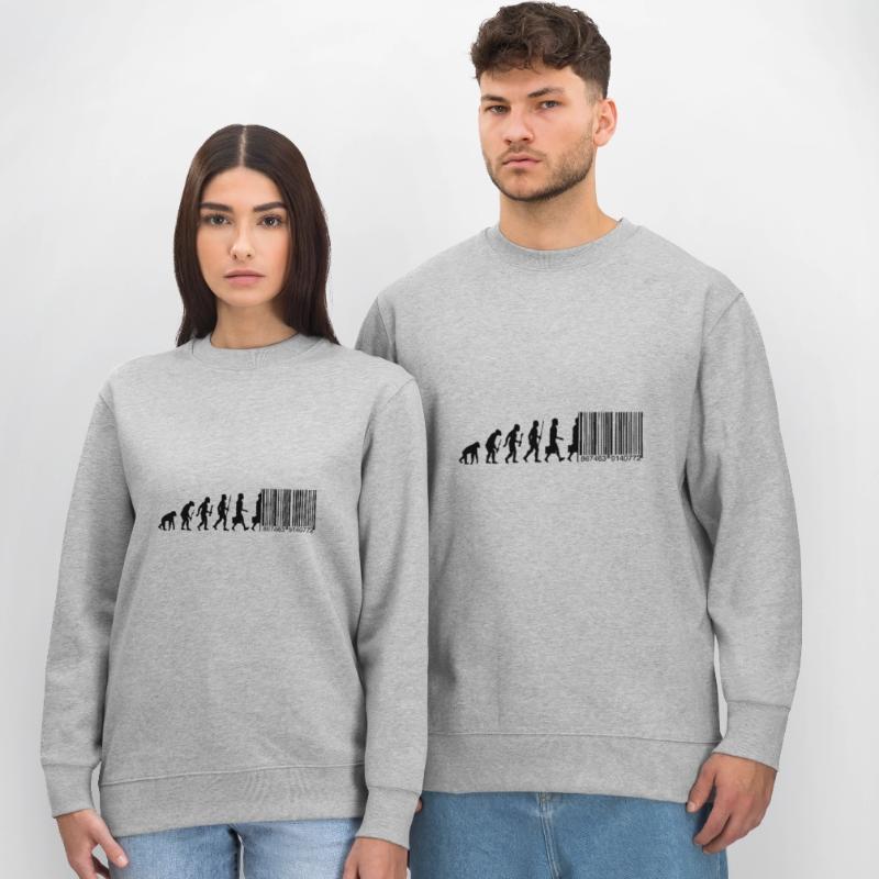 Evolution Barcode Digitization Stanley/Stella CHANGER Unisex Organic Sweatshirt