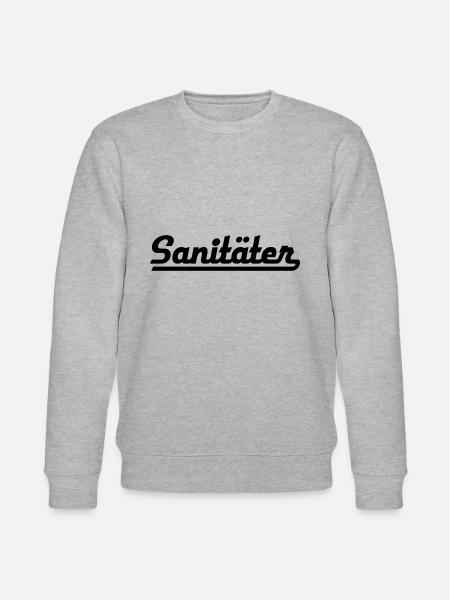 ambulance man - Stanley/Stella CHANGER Unisex Organic Sweatshirt - heather grey
