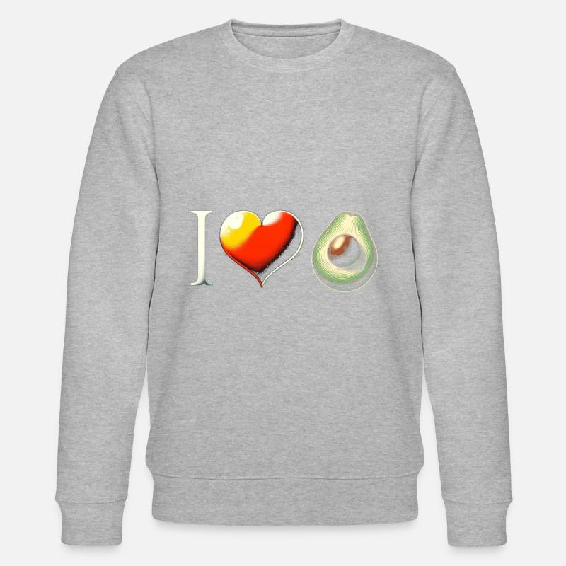 Avocado - Stanley/Stella Unisex Bio-Sweatshirt CHANGER  - Grau meliert