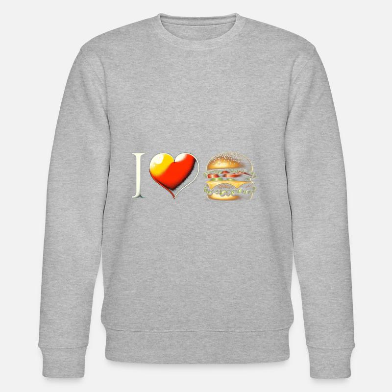 Burger - Stanley/Stella Unisex Bio-Sweatshirt CHANGER  - Grau meliert