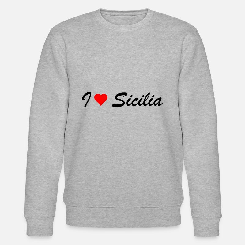 Sizilien - Stanley/Stella Unisex Bio-Sweatshirt CHANGER  - Grau meliert