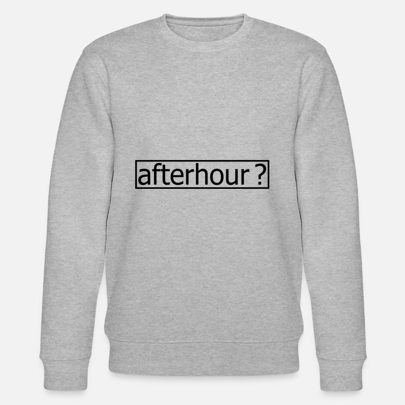 Techno - Techno music - afterhour - Sweat bio CHANGER Stanley/Stella Unisexe - gris chiné