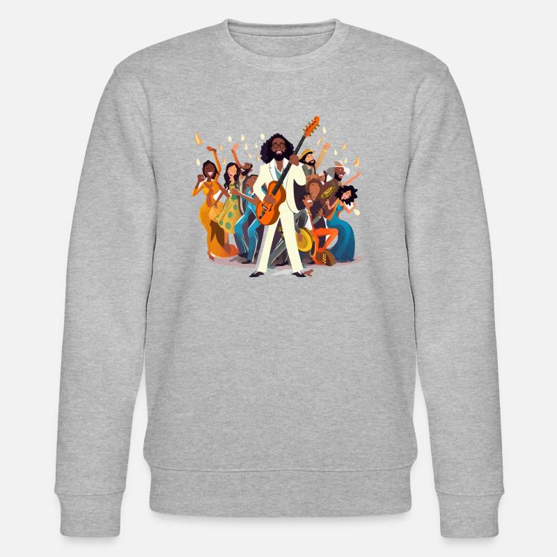 Jazz-Messias - Stanley/Stella Unisex Bio-Sweatshirt CHANGER  - Grau meliert