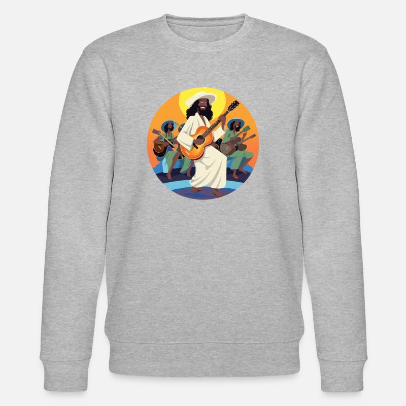 Groove Hirte - Stanley/Stella Unisex Bio-Sweatshirt CHANGER  - Grau meliert