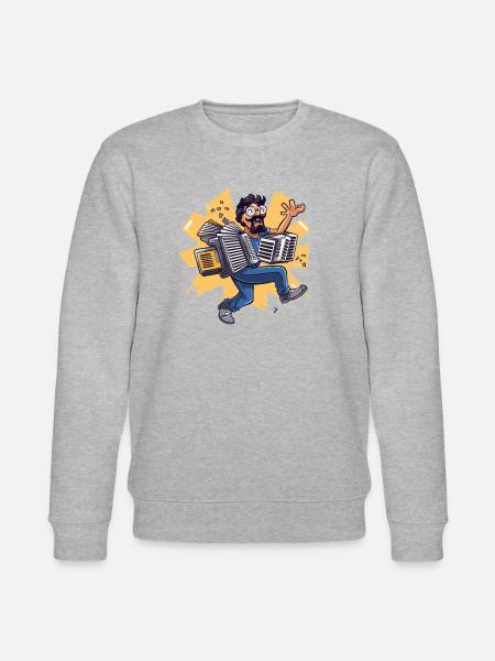 Accordion Master - Stanley/Stella CHANGER Unisex Organic Sweatshirt - heather grey