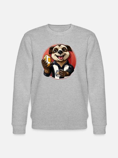 Coffee Sloth - Stanley/Stella CHANGER Unisex Organic Sweatshirt - heather grey