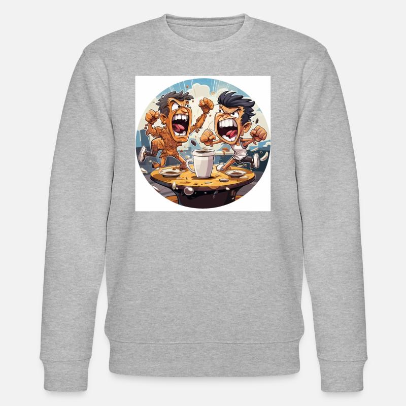 Les rondelles de café - Sweat bio CHANGER Stanley/Stella Unisexe - gris chiné