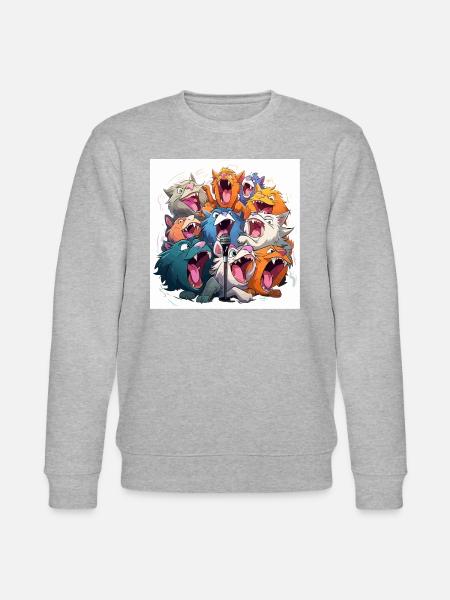Les fous du karaoké - Sweat bio CHANGER Stanley/Stella Unisexe - gris chiné