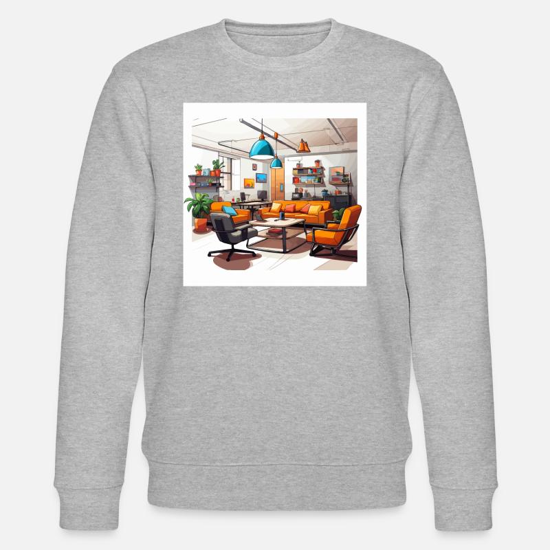Dynamische Zusammenarbeit - Stanley/Stella Unisex Bio-Sweatshirt CHANGER  - Grau meliert