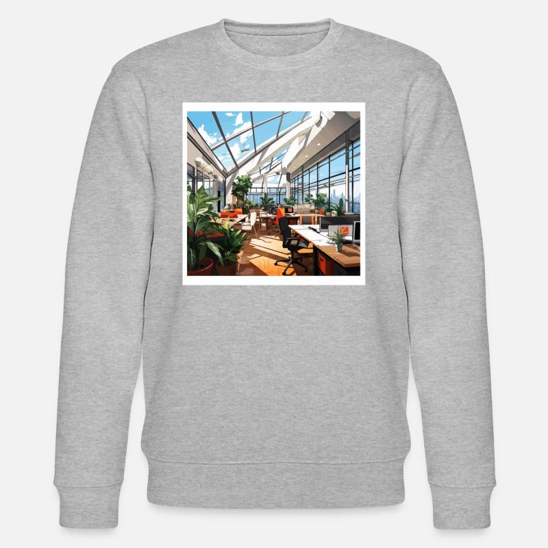 Collaboration ouverte - Sweat bio CHANGER Stanley/Stella Unisexe - gris chiné