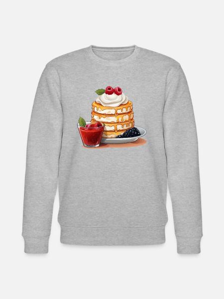 Gesunde Pfannkuchen - Stanley/Stella Unisex Bio-Sweatshirt CHANGER - Grau meliert