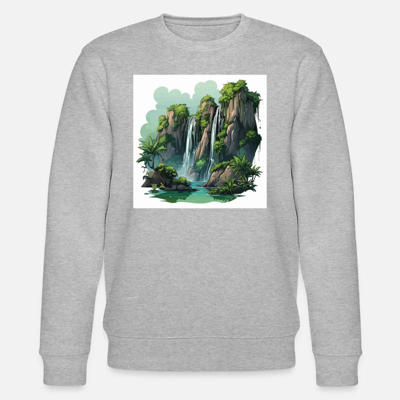 Symphonie des Natures - Sweat bio CHANGER Stanley/Stella Unisexe - gris chiné