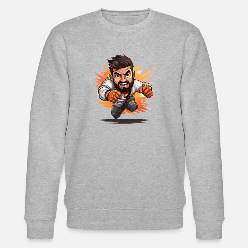 Unleashed Determination - Stanley/Stella CHANGER Unisex Organic Sweatshirt - heather grey