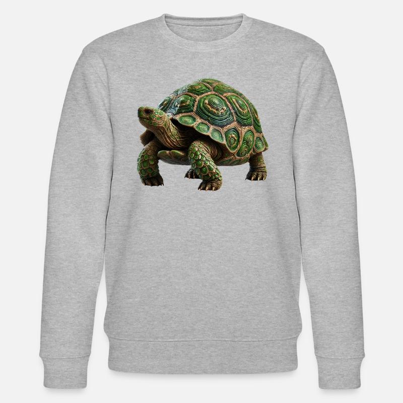 Schildkröte - Stanley/Stella Unisex Bio-Sweatshirt CHANGER  - Grau meliert