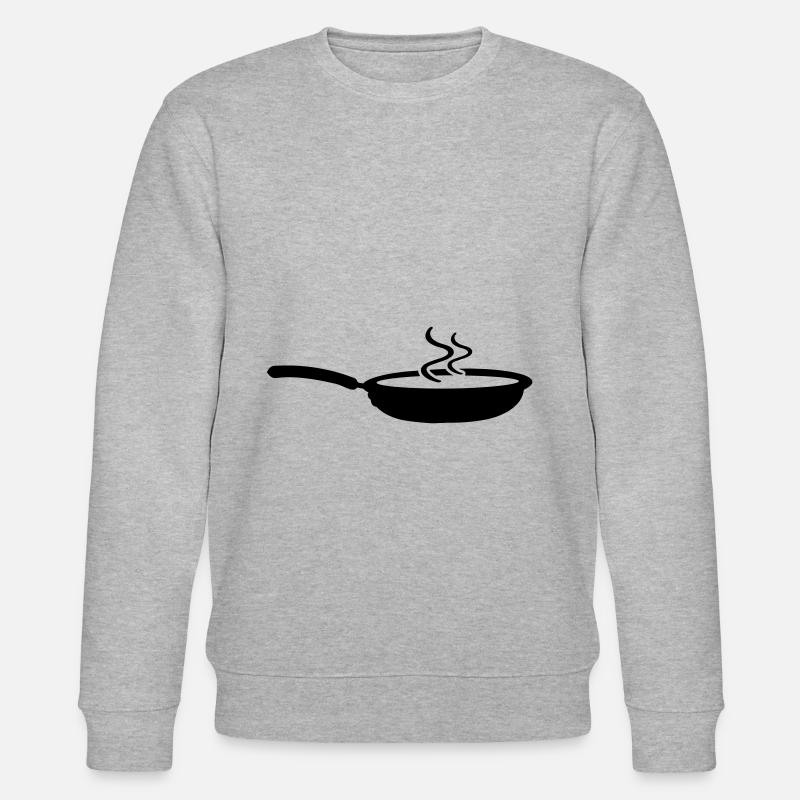 Pfanne Icon - Stanley/Stella Unisex Bio-Sweatshirt CHANGER  - Grau meliert