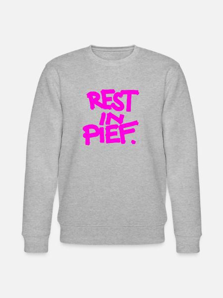 REST IN PIEF (R.I.P.) - Stanley/Stella CHANGER Unisex Organic Sweatshirt - heather grey