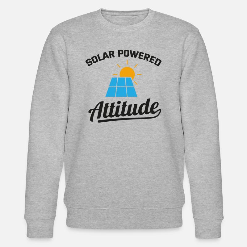 Électricien : Solar Powered Attitude - Sweat bio CHANGER Stanley/Stella Unisexe - gris chiné