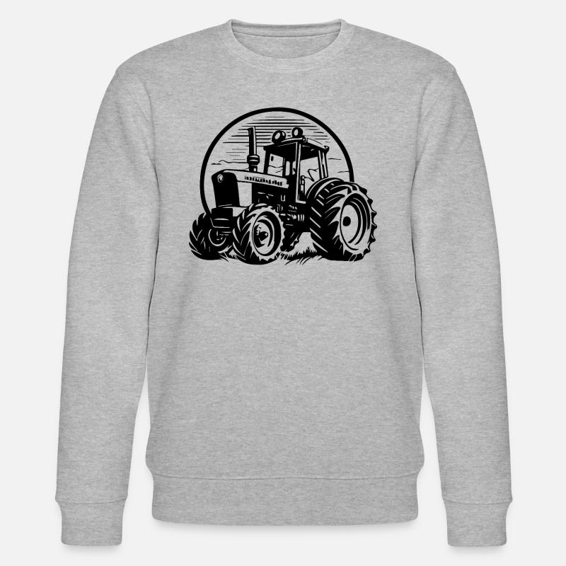 Traktor - Stanley/Stella Unisex Bio-Sweatshirt CHANGER  - Grau meliert