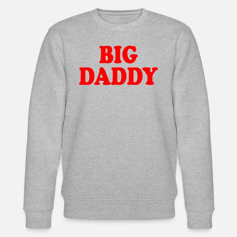 Big daddy - Stanley/Stella Unisex Bio-Sweatshirt CHANGER  - Grau meliert