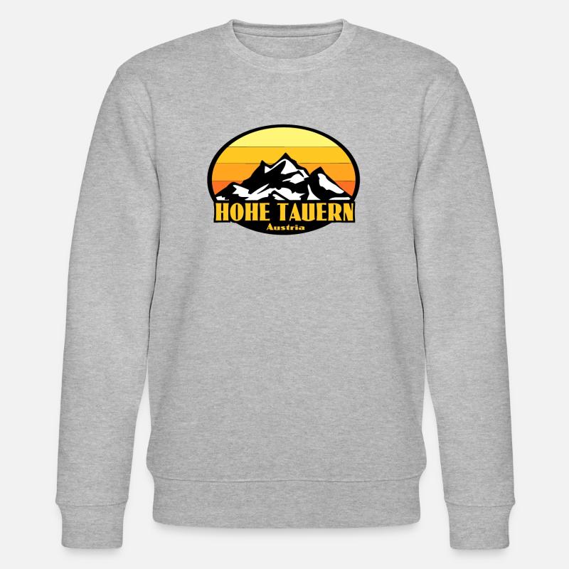 Hohe Tauern, Autriche - Sweat bio CHANGER Stanley/Stella Unisexe - gris chiné
