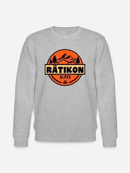 Rätikon - Stanley/Stella Unisex Bio-Sweatshirt CHANGER  - Grau meliert