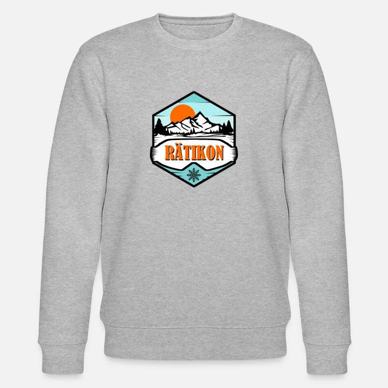 Rätikon - Stanley/Stella Unisex Bio-Sweatshirt CHANGER  - Grau meliert