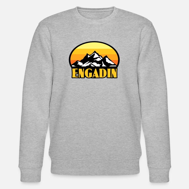 Engadin - Stanley/Stella Unisex Bio-Sweatshirt CHANGER  - Grau meliert