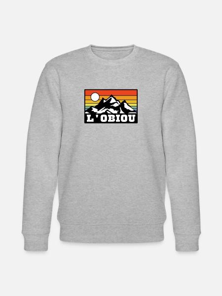 Obiou L'Obiou - Stanley/Stella CHANGER Unisex Organic Sweatshirt - heather grey