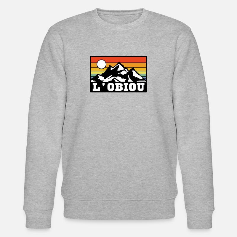 Obiou L'Obiou - Stanley/Stella CHANGER Unisex Organic Sweatshirt - heather grey