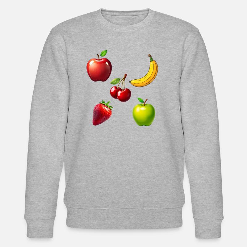 Obst - Stanley/Stella Unisex Bio-Sweatshirt CHANGER  - Grau meliert