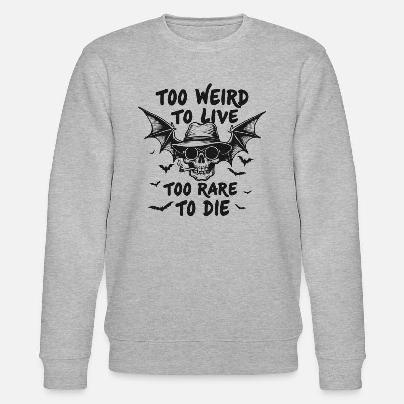 Too Weird - Stanley/Stella Unisex Bio-Sweatshirt CHANGER  - Grau meliert