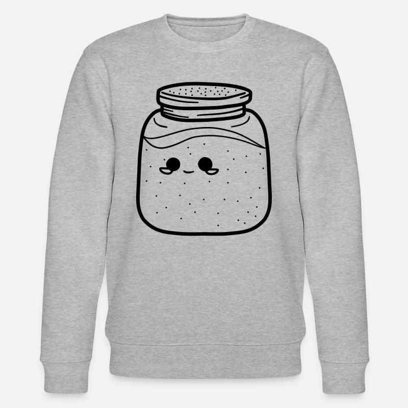 Kawaii - Stanley/Stella Unisex Bio-Sweatshirt CHANGER  - Grau meliert