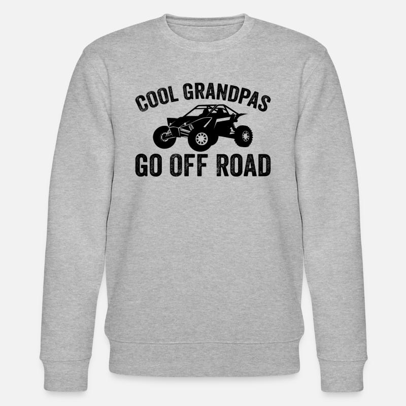 cool grandpas go off road - Sweat bio CHANGER Stanley/Stella Unisexe - gris chiné