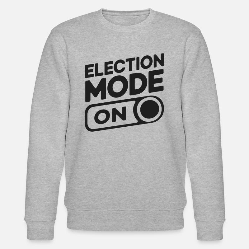 Mode électoral activé - Sweat bio CHANGER Stanley/Stella Unisexe - gris chiné