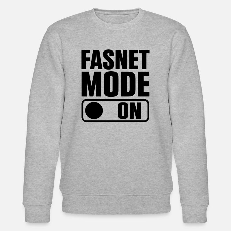 Fasnet Mode On - Stanley/Stella Unisex Bio-Sweatshirt CHANGER  - Grau meliert