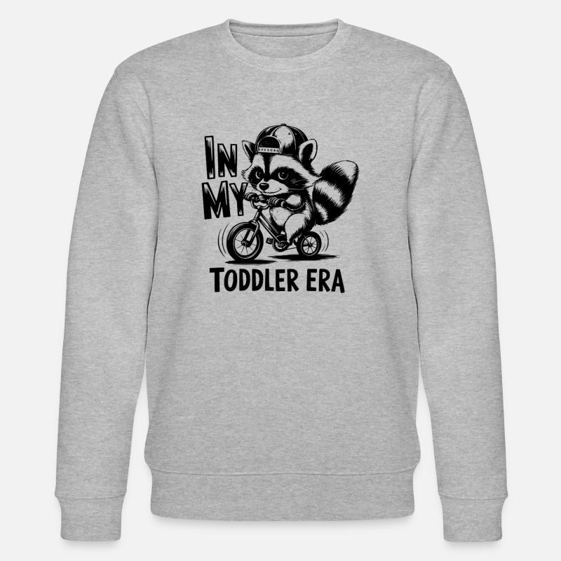 In My Toddler Era - Stanley/Stella Unisex Bio-Sweatshirt CHANGER  - Grau meliert