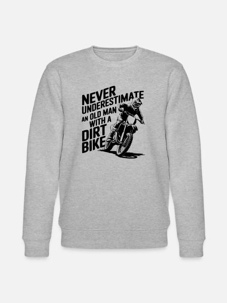 Motocross - Stanley/Stella Unisex Bio-Sweatshirt CHANGER - Grau meliert